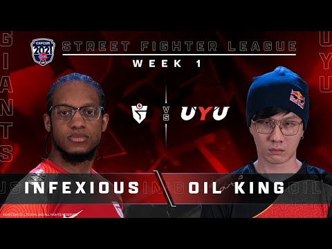Infexious (Zeku) vs. Oil King (Rashid) - Bo3 - Street Fighter League Pro-US Season 4 Week 1