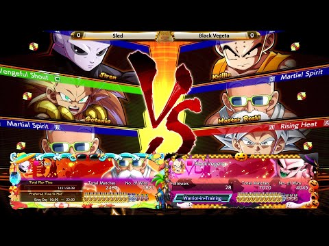 PS4 DBFZ - COM 34 - Sled vs Black Vegeta
