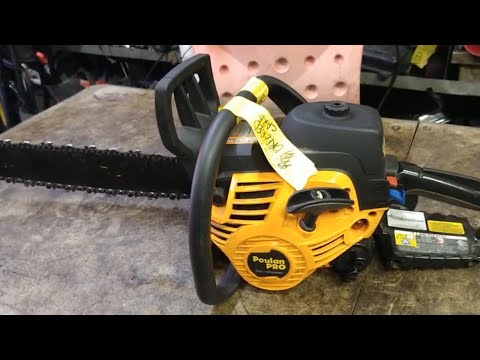 poulan pro pp5020av pr4218 carburetor fuel line repair primer bulb