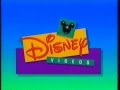 Disney Videos 1995 VHS International Logo