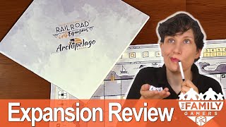 Railroad Ink: Archipelago expansion - board game review and how to play