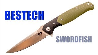 Складной нож Bestech Swordfish Зеленый, D2