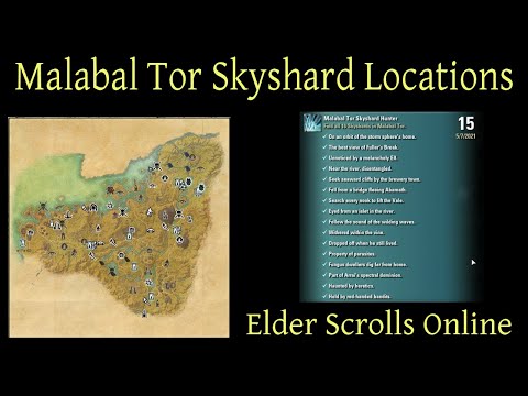 Malabal Tor Skyshard Locations [Elder Scrolls Online] ESO