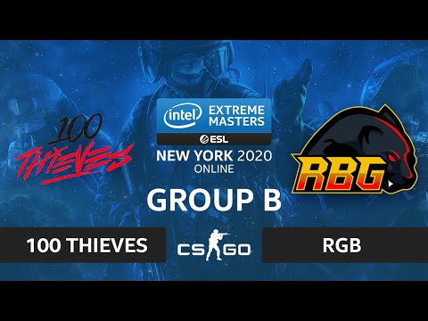 CS:GO - 100 Thieves vs. RBG [Nuke] Map 1 - IEM New York 2020 - Group B - NA