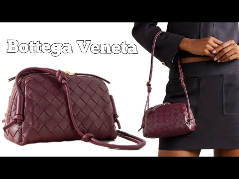 Bottega Veneta Concert pouch intrecciato leather shoulder bag.