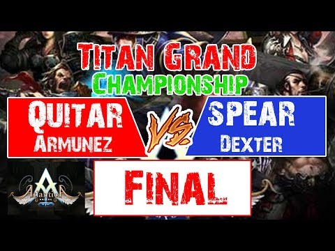 Titan Final 30/12/2018 ArMuneZ(Quitar) VS Dexter(Spear) Atlantica Online By Ini3