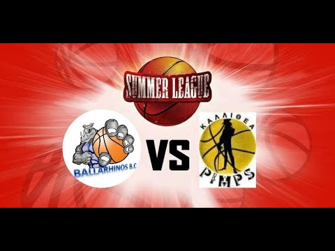 Jumpball - Summer League 2022 - Division 2 : Ballarhinos vs Καλλιθέα Pimps 61-70 (04/07/2022)