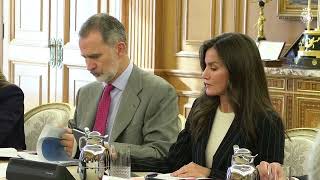 Los Reyes presiden la reunión de la Comisión Delegada de la Fundación Princesa de Girona