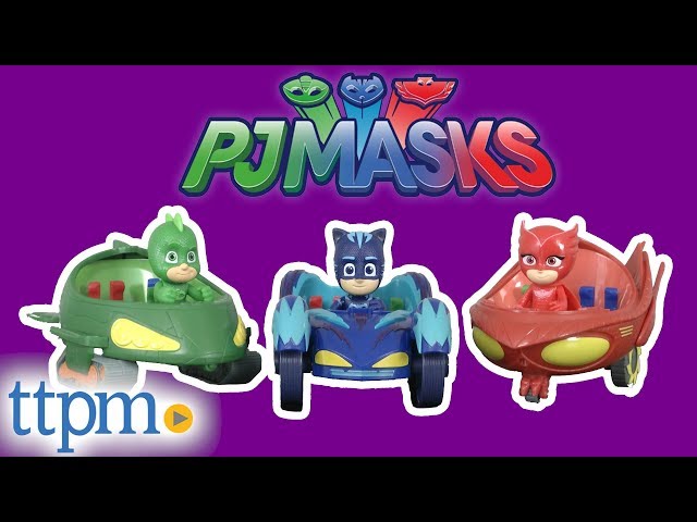 Vídeo relacionado con PJ Masks F2135 Deluxe Vehicle Preschool, Cat-Car Toy with Catboy Action Figure for Kids Ages 3 and Up, Black