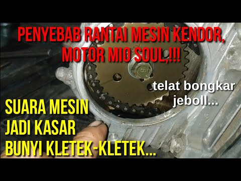 motor mio sporty mesin kasar bunyi kletek-kletek,ganti ini mesin halus lagi....