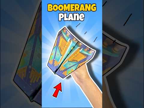 How to make amazing boomerang plane | Easy Paper Plane