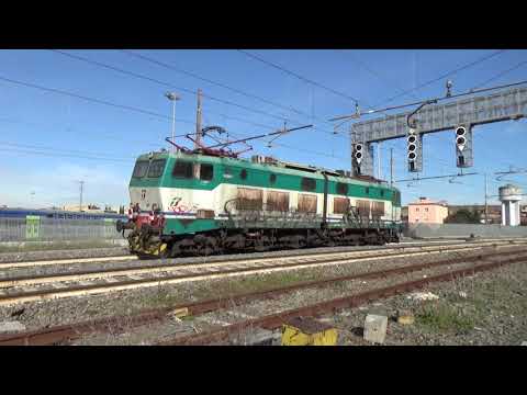 AVVIAMENTO E PARTENZA DEL CAIMANO E656.586 da Roma Tuscolana!!