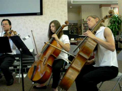 Chloe plays cello/Eine kleine Nachtmusik, K 525/ W.A. Mozart