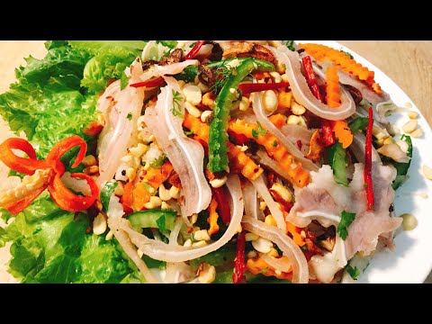 Cách Làm NỘM TAI HEO Chua Ngọt Trắng Giòn Sần Sật Ngon Tuyệt Vời | Con Trai Vào Bếp