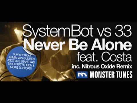 SystemBot Vs 33 Feat. Costa  Never Be Alone (Nitrous Oxide Remix)