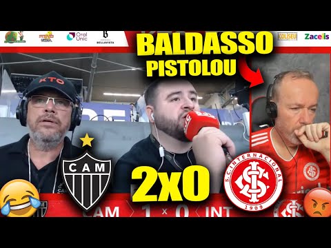 REAÇÃO FABIANO BALDASSO na DERROTA do INTER para o GALO - ATLÉTICO-MG 2X0 INTERNACIONAL [REACT]