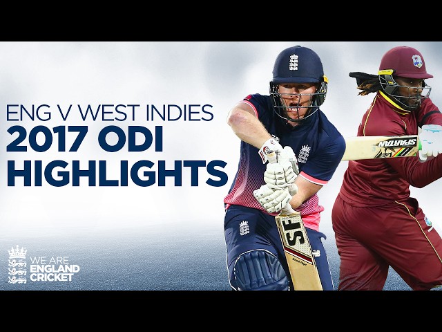 🔥 Bairstow and Moeen Star In Clean Sweep Series Victory | England v West Indies ODI 2017 Highlights