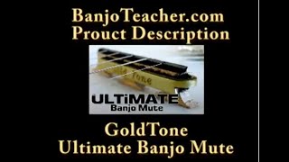 Video thumbnail for Gold Tone Ultimate Banjo Mute Demo Video by Ross Nickerson - Banjoteacher.com by GoldtoneDemoVideos