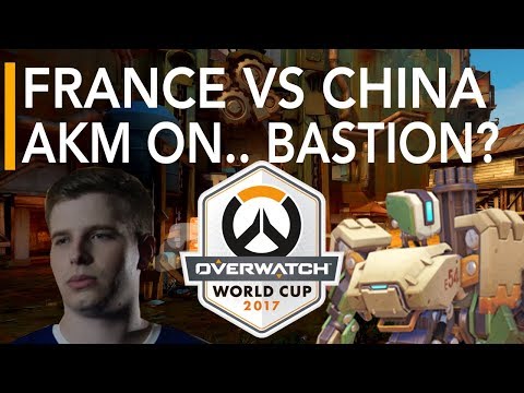 France VS China | Overwatch World Cup 2017 Highlights - ft. aKm on Bastion & Soldier:76