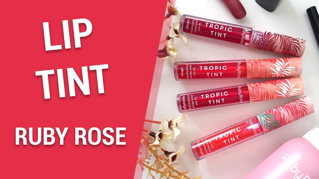 Watch Now Lip Tint Ruby Rose Tropic Lip Tint Ruby Rose Tropic