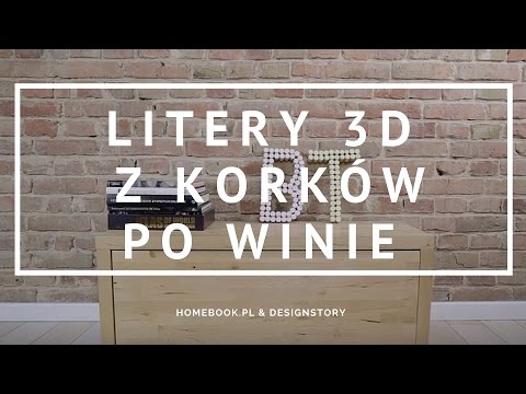 DIY: Jak zrobić litery 3D z korków po winie?