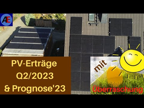 Unsere Q2-2023 PV Ertragszahlen (mit Überraschung) und Prognose für 2023.