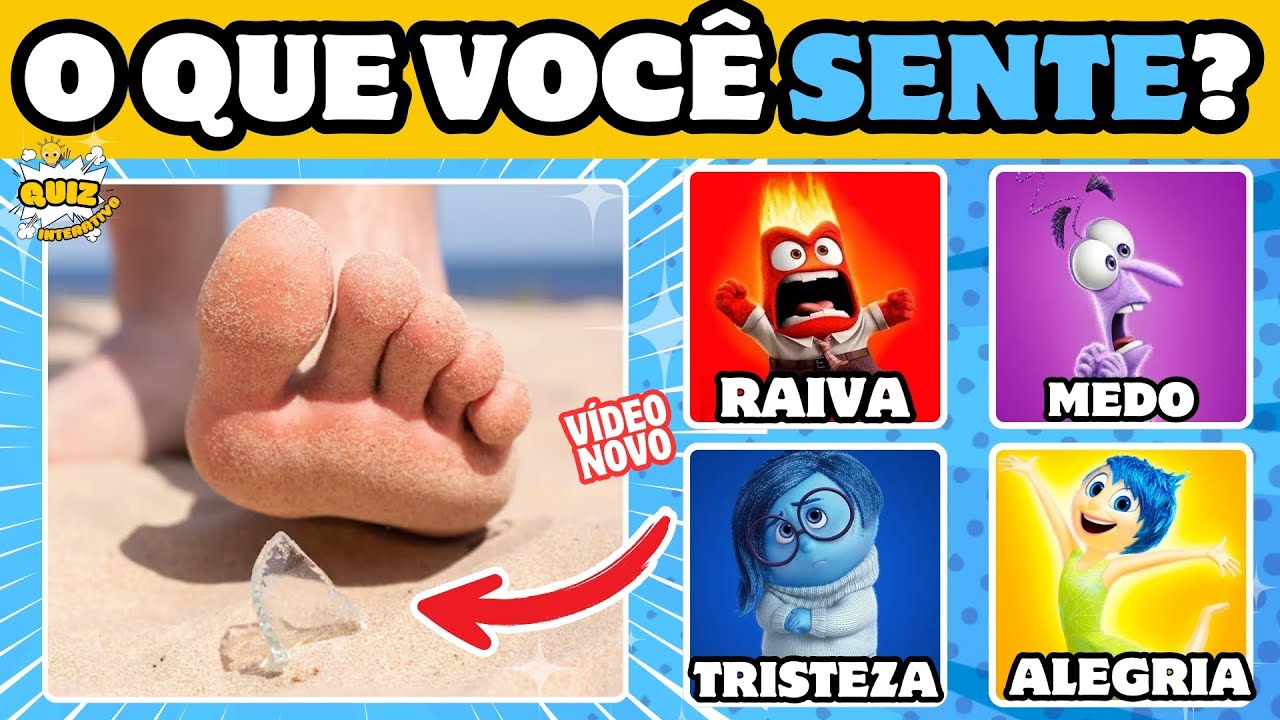 QUAL A SUA EMOÇÃO? #3 | Teste suas Emoções em Situações com DIVERTIDA MENTE 2 #quiz #divertidamente