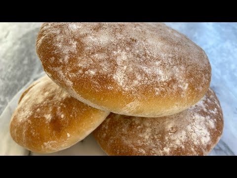Balkan Čevapi bread - how to make simple, fluffy leb/kruh/hleb recipe #dietstartsmondayclub