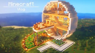 Minecraft Vlog : How to build A House Like an Egg Minecraft tutorial