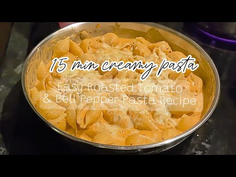 Creamy Roasted Tomato Pasta | Easy Air Fryer Pasta Recipe 🍝