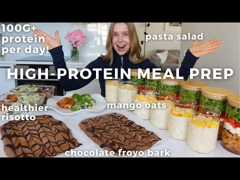Easy, Healthy & High protein Meal Prep | 100G+ protein per day!
