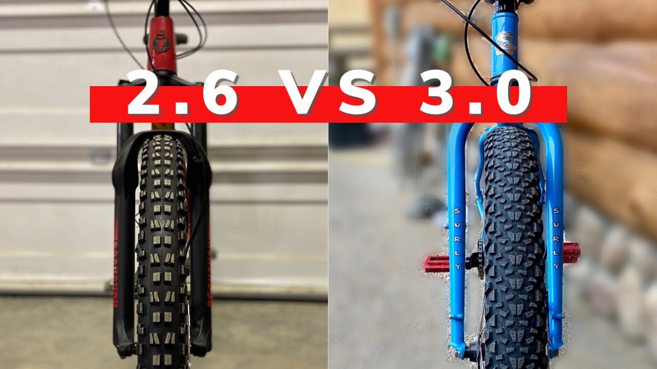 29x2.6 vs 29x3.0 Mountain Bike Tires | Comparing Tire Sizes