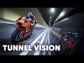 Blasting Through The Gleinalm Tunnel On The KTM Factory Racing MotoGP Bike