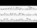 Satin Doll - JJ Johnson Complete Trombone Solo Transcription