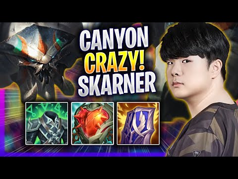CANYON IS SO CRAZY WITH SKARNER! - GEN Canyon Plays Skarner JUNGLE vs Taliyah! | Season 2024