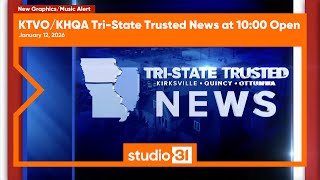 KTVO/KHQA Tri-State Trusted News at 10:00 Open, 1/12/2026 (New Graphics/Music)