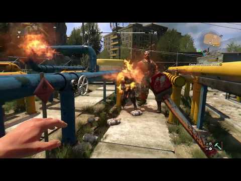 Dying Light let's play part 12 - AN EXPLOSIVE OUTCOME