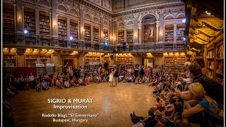 Sigrid &amp; Murat improvising Biagi in Budapest Hungary. El Sabor De Hungria 2016