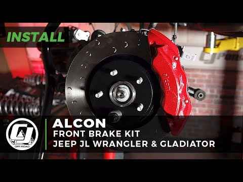 Jeep JL Wrangler or Gladiator Install | Alcon Front Brake Kit