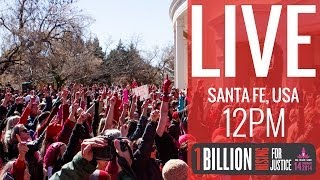 preview picture of video 'One Billion Rising For Justice Live: Santa Fe'