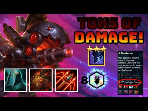 8  BATTLECAST IS BUSTED!!! | TFT 10.14 | Teamfight Tactics Galaxies |