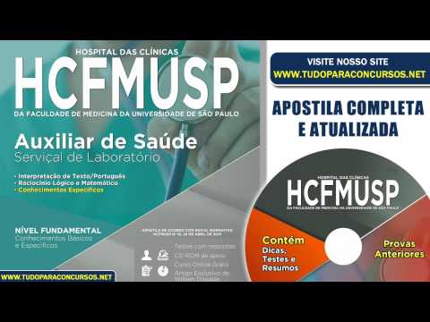 Apostila HC-SP 2015 - Serviçal de Laboratório (Nível Fundamental)