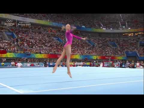 Nastia Liukin Floor AA HD 2008 Beijing Olympics
