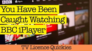 You Have Been Caught Watching BBC iPlayer - TV Licence Email