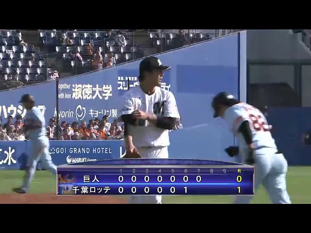 【7回表】エースは万全の仕上がり!! マリーンズ・涌井 7回無失点投球!!  2016/3/17 M-G