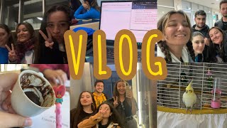 Vlog #36 Başkent Üniversitesi vize haftası. | Bahar Baygeldiyeva.