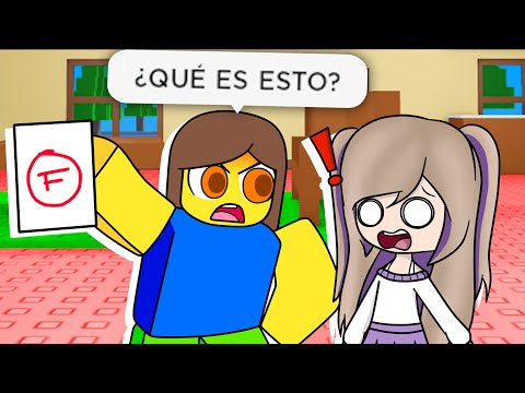 REPROBÉ EL EXAMEN DE MATEMÁTICAS Y MI MAMÁ SE ENOJÓ - ROBLOX