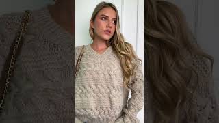 Sweater BABILON Trenzado Escote V GU405837 - Vista 1