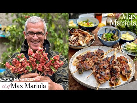 SPIEDINI di CARNE (fatti in casa! 😉) e 5 CONTORNI di VERDURE - Ricetta Chef Max Mariola