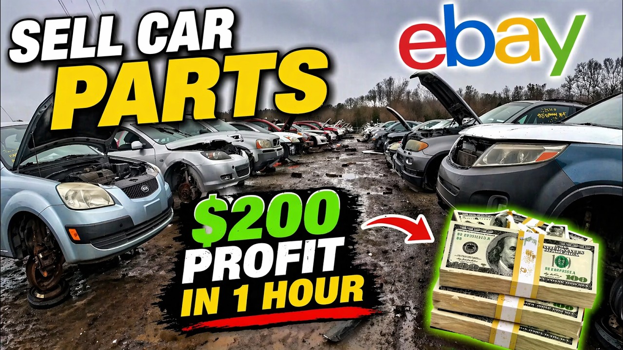 How to sell used car Parts on Ebay (The best side hustle to start in 2026)